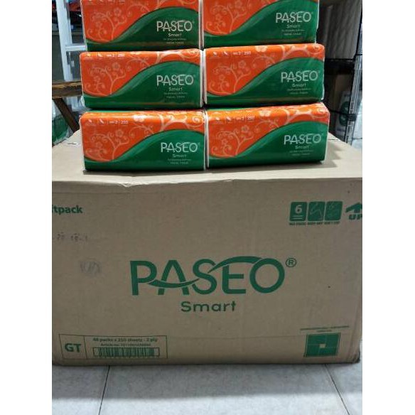 Tissue Paseo 250 ply isi 48 pcs/KARTON
