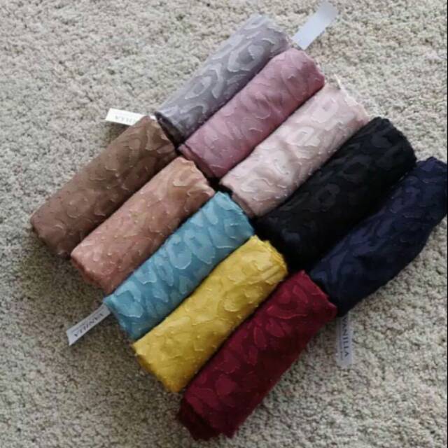 Poton candy rose by vanillahijab - preloved vanillahijab