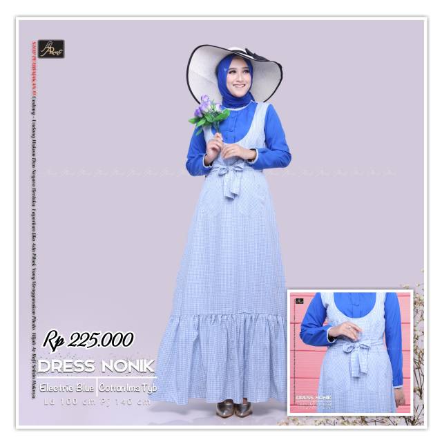 Dress Nonik Ar Rafi/ Dress Kekinian/ Gamis Hits