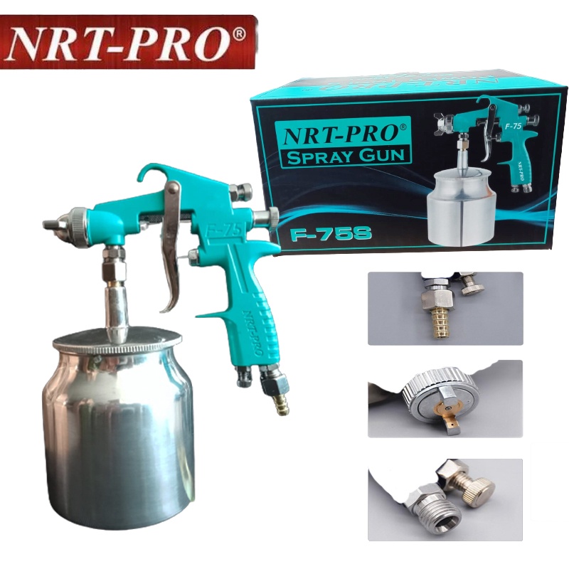 NRT-PRO F75 S Spray Gun Semprotan Cat Tabung Bawah F75S 750 cc  Berkualitas Murah