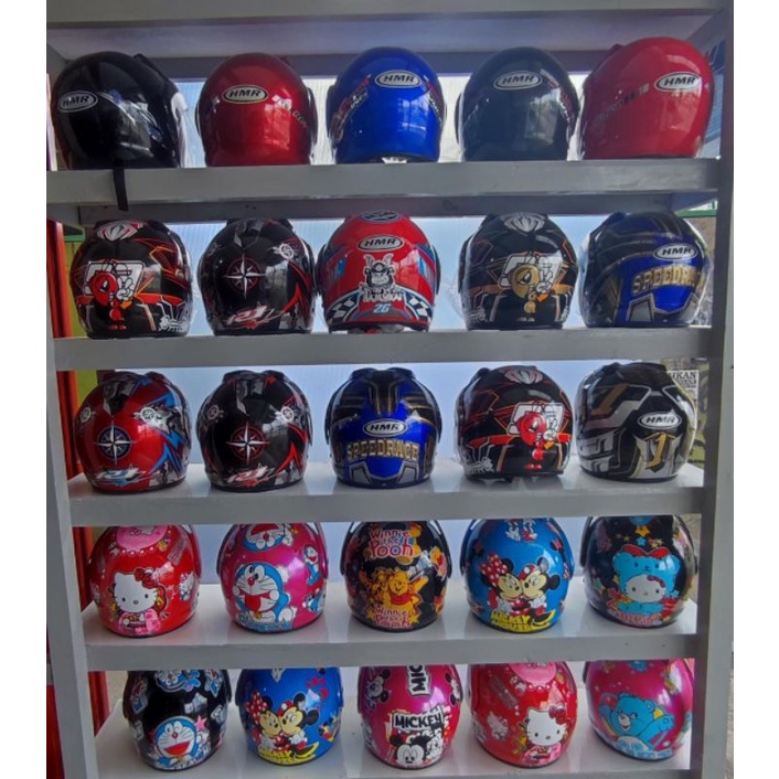HELM HMR PLUTO POLOS/ MOTIF MURAH