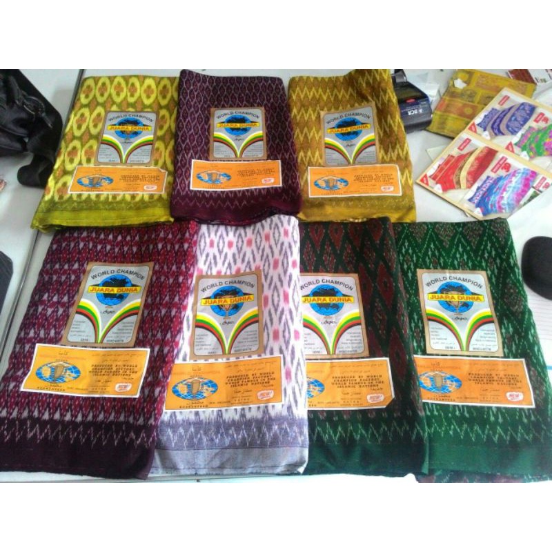 Sarung juara dunia original djuara dunia sarung tenun bhs