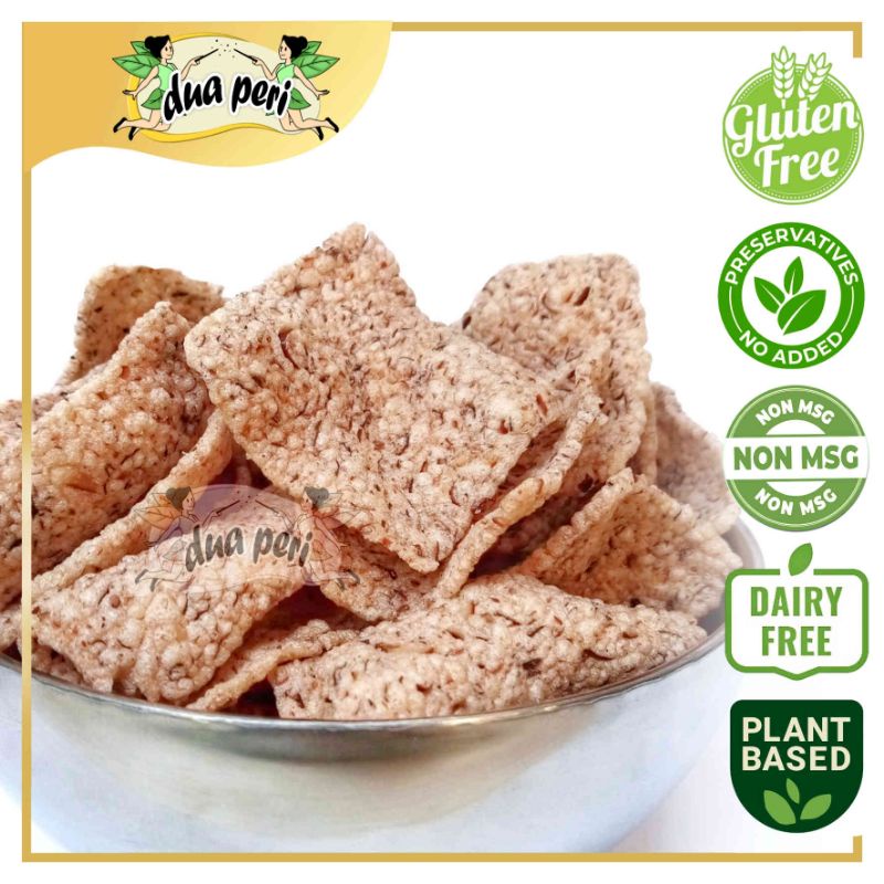 

Snack Vegan Kerupuk Kacang Tolo Dua Peri | Snack Sehat | Gluten Free | Non MSG | Egg Free | 100% Plant Based | Dairy Free | Low Calorie | Sugar Free | Snack Diet