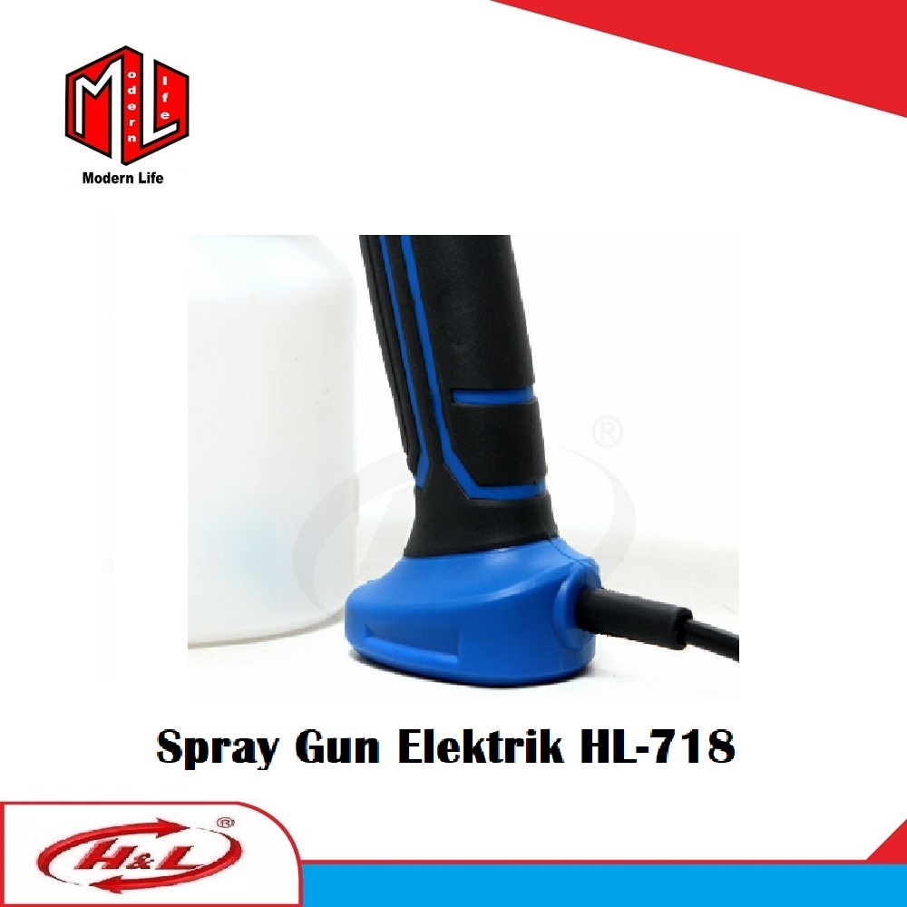 Spray Gun Elektrik HnL HL 718 Mesin Semprot CAT Spraygun Electric 718