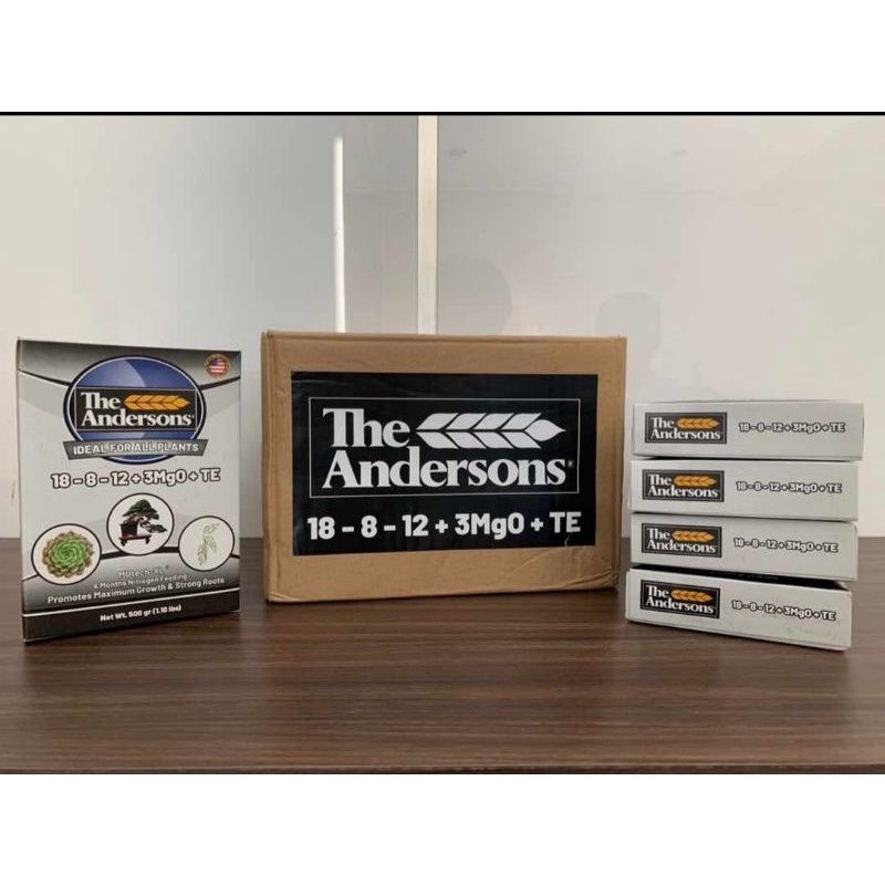 THE ANDERSONS pupuk slow release made in USA 500gr 120gr The anderson hitam ungu pink 10-8-25 + 3MgO + TE kemasan 120 gram 18-8-12 + 3Mg0 + TE 120 gr 500 gram pupuk bonsai bonsay tanaman premium tanaman hias daun osmocote dekastar aglonema buah bunga