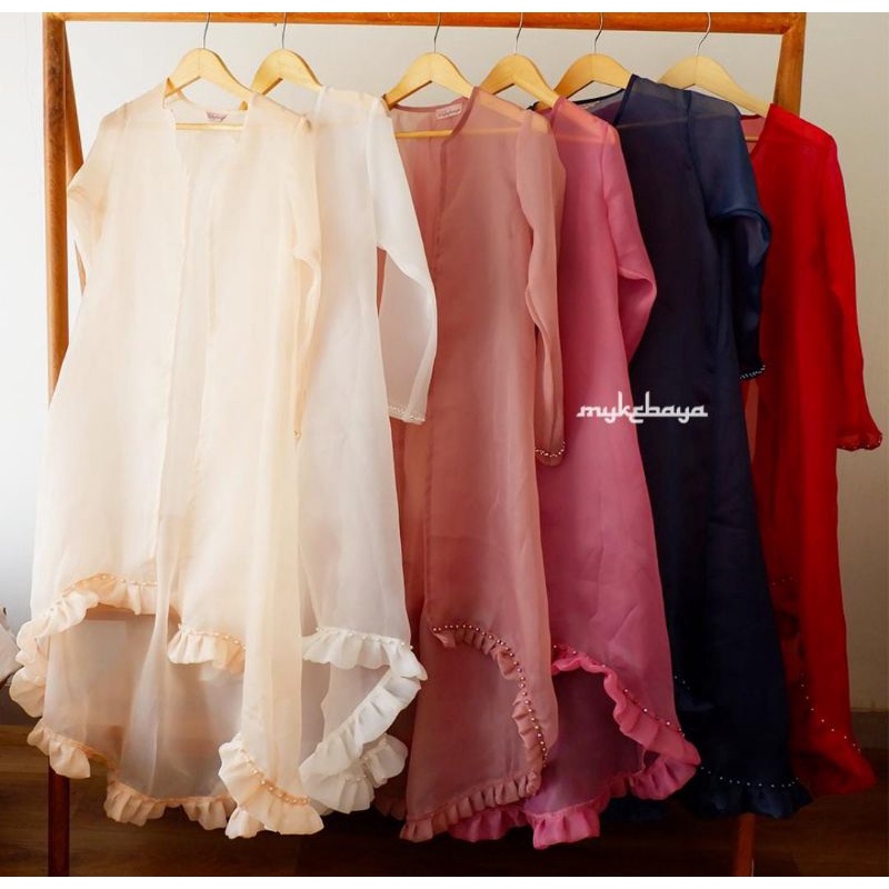 Outer Organza Cardigan fashion || MUSLIM OUTER MURAH  || DRESS MODERN