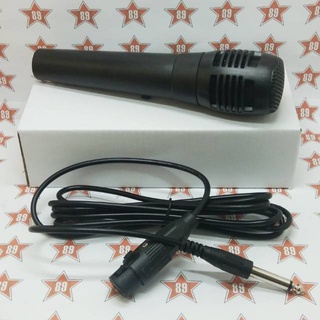 Mic microphone kabel Karaoke mic cable - colokan besar dan kecil