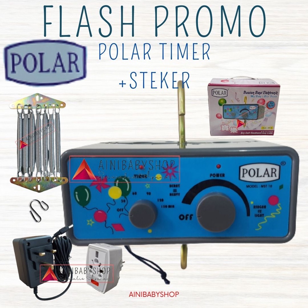 Mesin Polar Timer/MESIN AYUNAN ELEKTRIK BAYI Type TIMER#Ainibabyshop FLASH PROMO