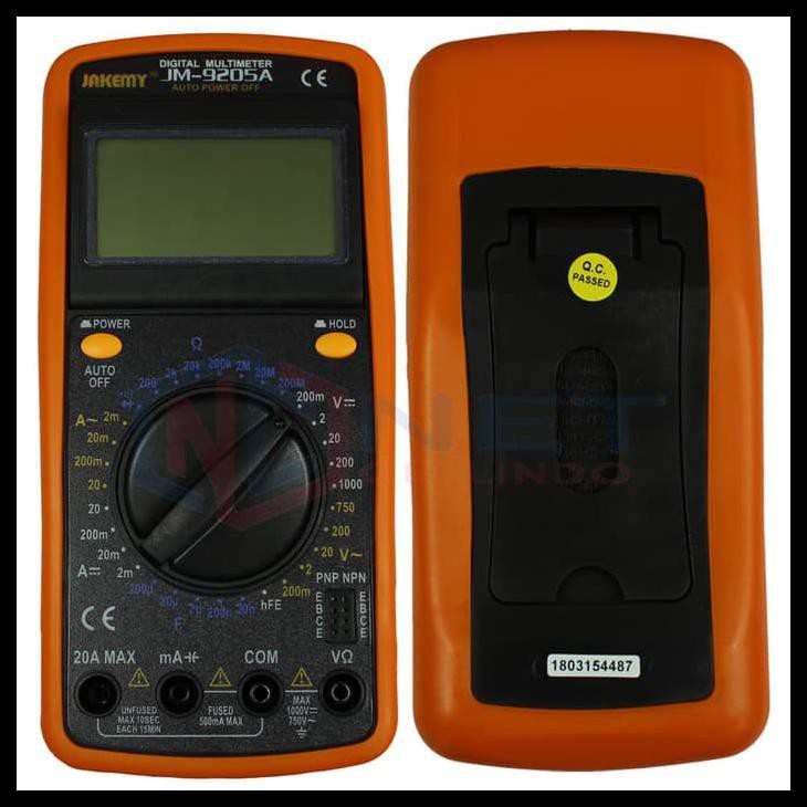 Tool Multitester Digital Jakemy Jm-9205 / Multitester Digital Jm-9205A