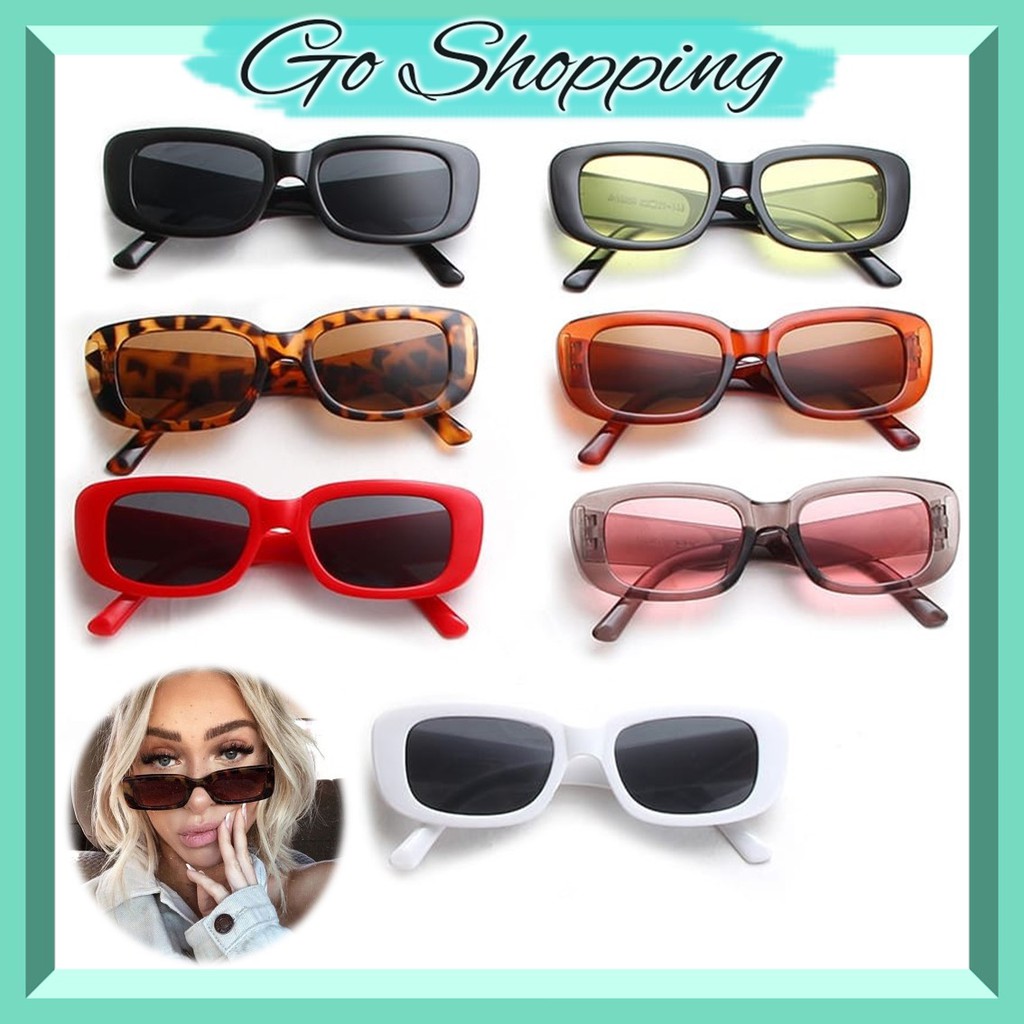 GO! KC407 Kacamata Hitam Wanita Kaca Mata Fashion Retro Vintage Sunglasses  Korean Import