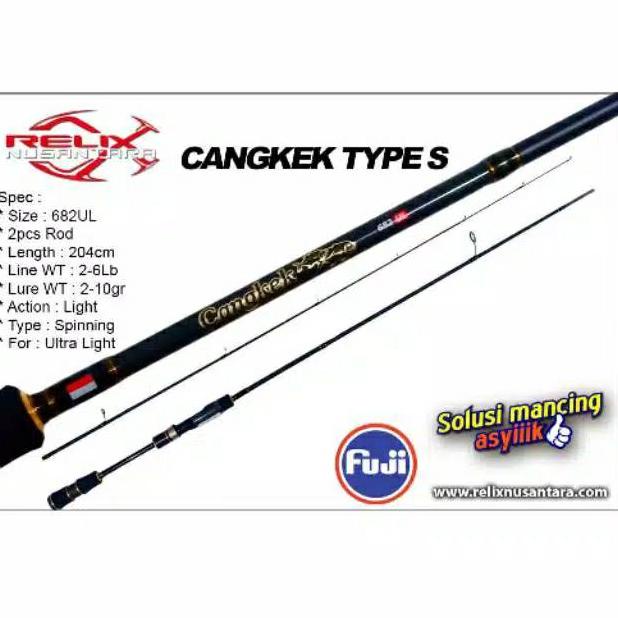 [KODE PRODUK TAHC846100] Relik Nusantara Cangkek 682 UL spinning 2-6 lb gen S