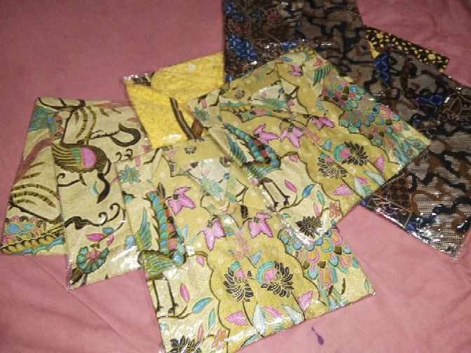 Size M L Xl Xxl Bswart Batik Hrb026 Kenongo Hem Pendek Padi Pekalongan M L Xl Xxl
