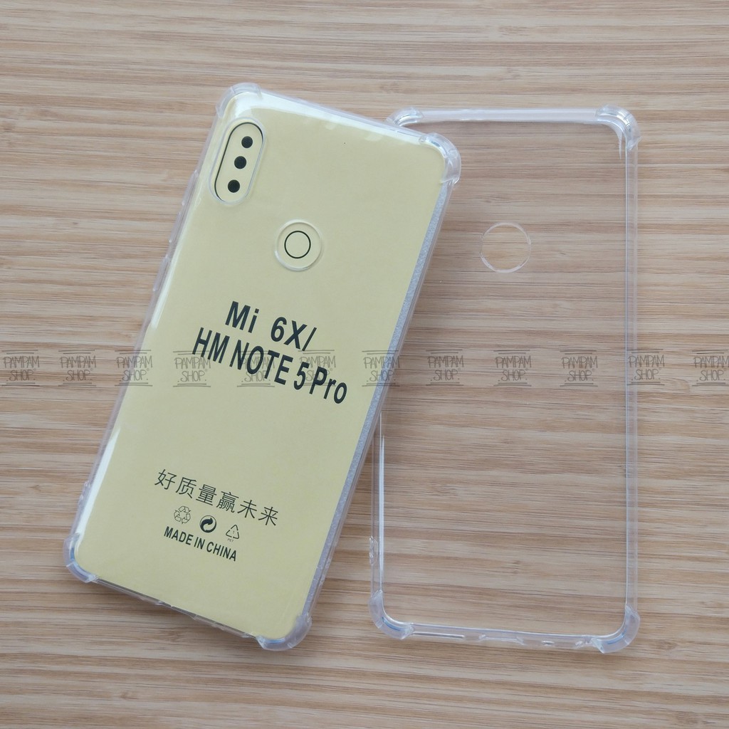 Case TPU Anti Crack XiaoMi Mi6X Note 5 Pro Ultrathin Anticrack Ultra Thin Transparan Fuze Soft Mi 6X