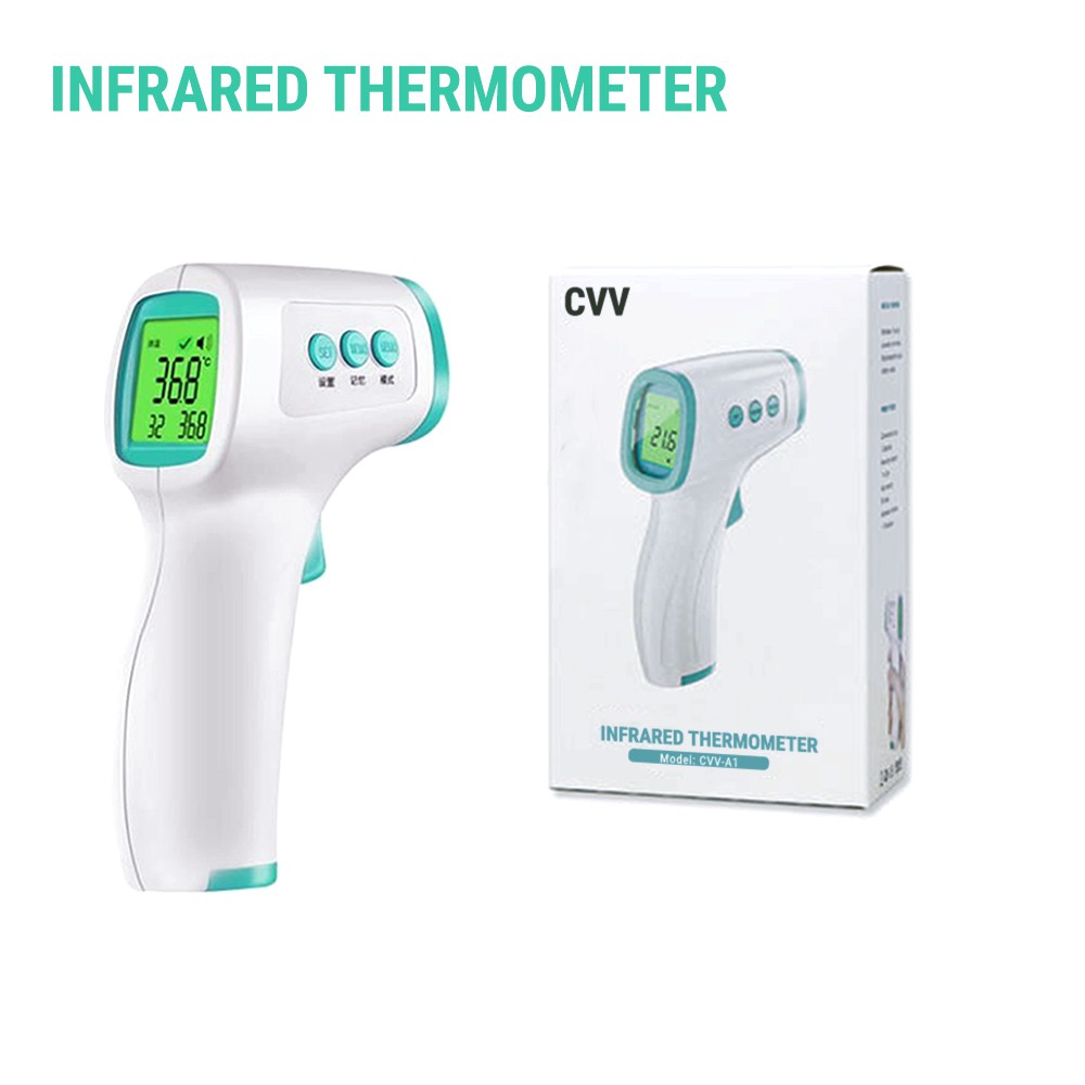 Infrared Thermometer Thermogun Digital Non Contact Pengukur Suhu Tubuh