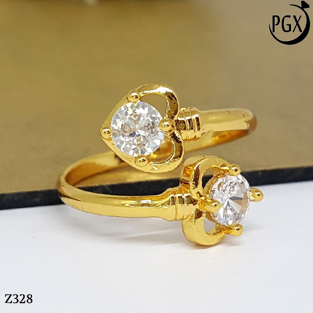 PGX Cincin Xuping Wanita Perhiasan Lapis Emas Aksesoris Fashion Premium - Z328