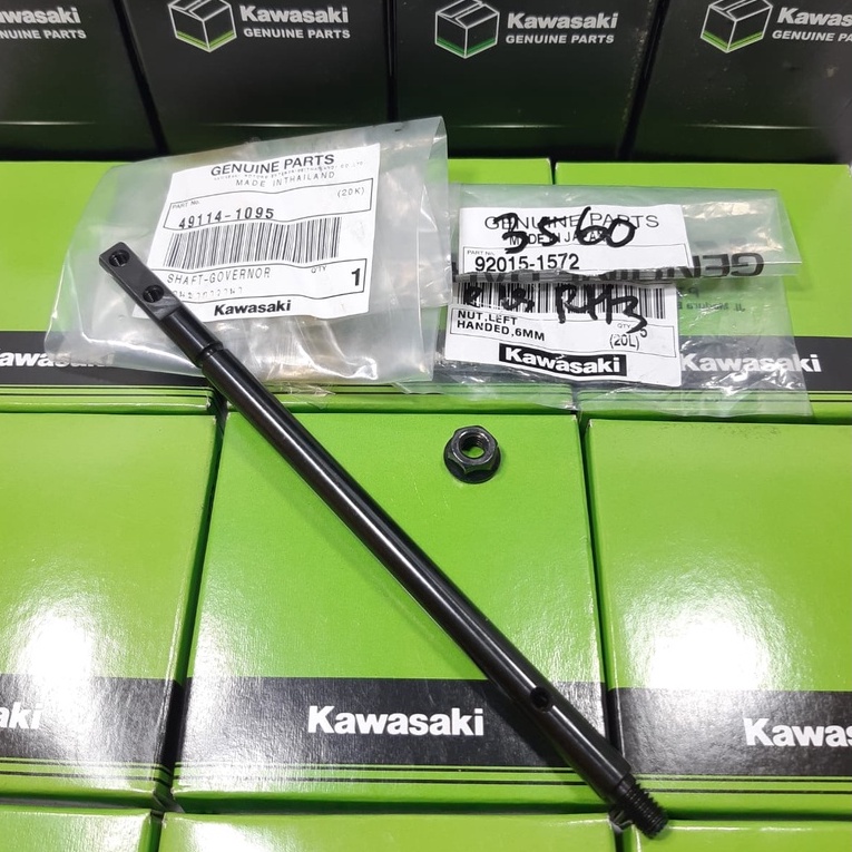 TIANG SUPER KIPS NINJA R,SS,RR + MUR TIANG DRAT TERBALIK ORIGINAL KAWASAKI