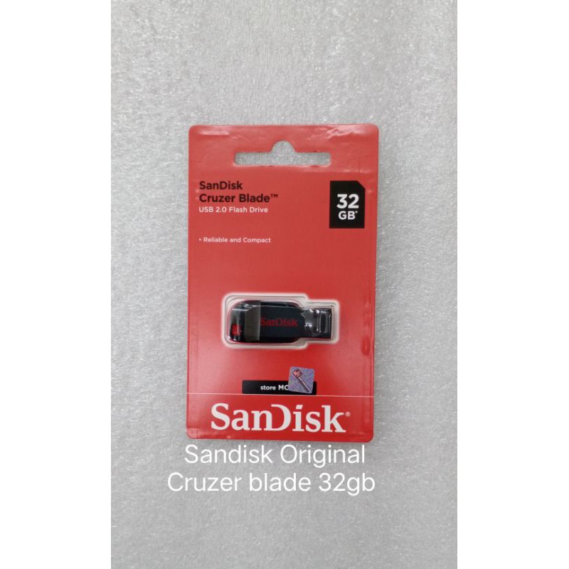 Sandisk cruzer blade 32gb original usb 2.0