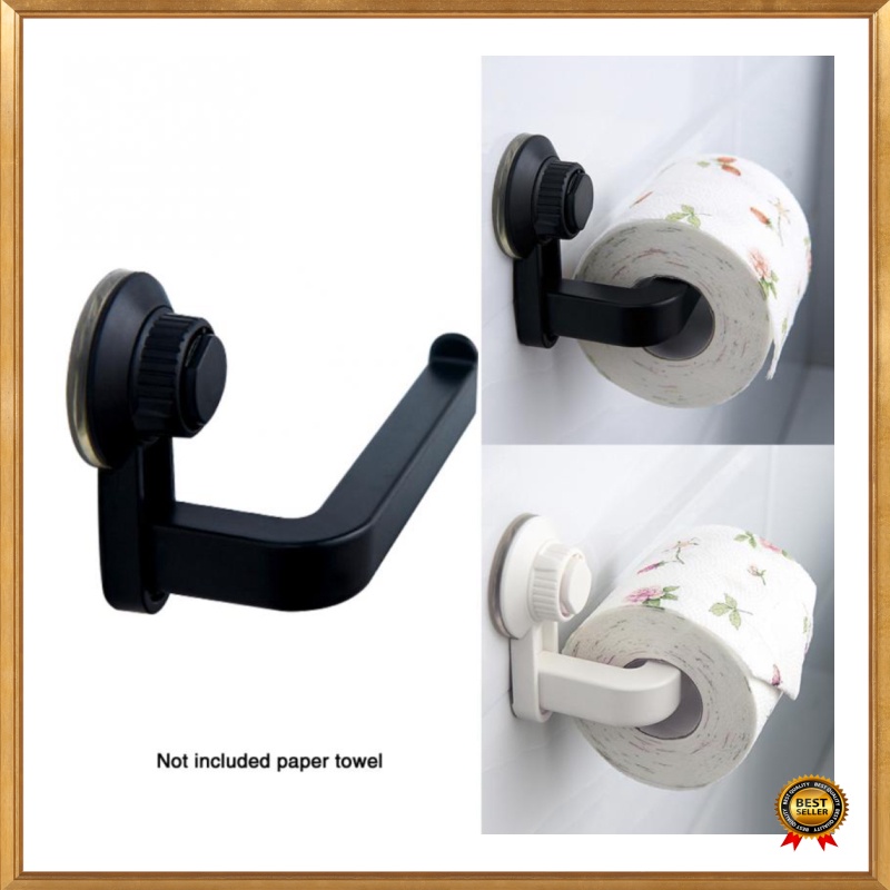 Unik HOUSEEN Gantungan Tempat Tisu Toilet Suction Cup - 8809-3 - White Murah