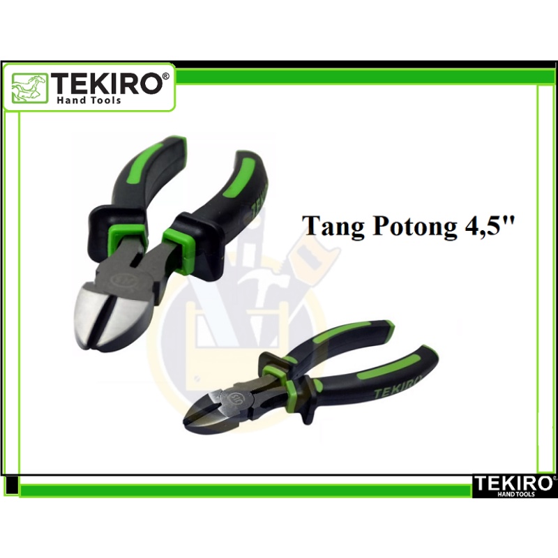 TEKIRO Diagonal Pliers 4.5 inch Tang Potong Mini 4.5&quot; 4,5 Inch / Diagonal Mini Pliers 5.4&quot; Inch