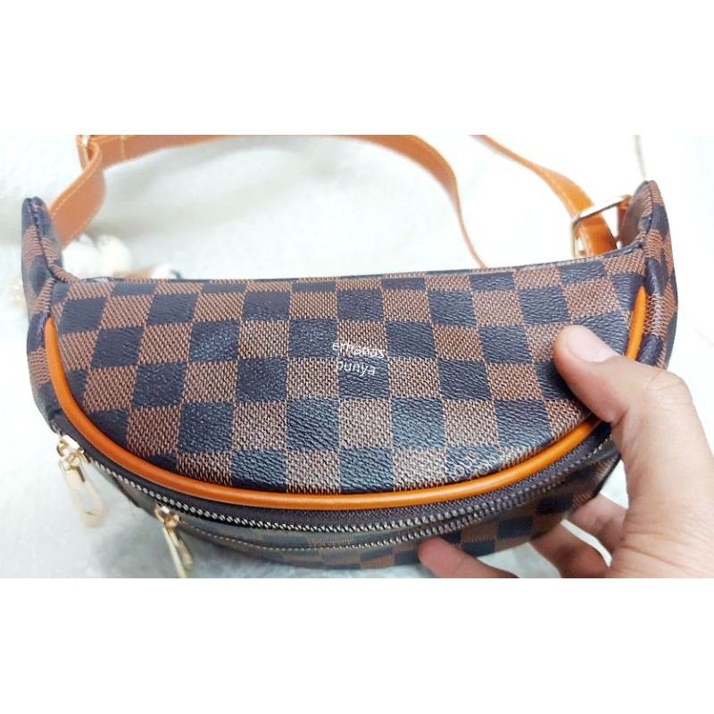 WAISTBAG LV DAMIER 2RUANG WB LV