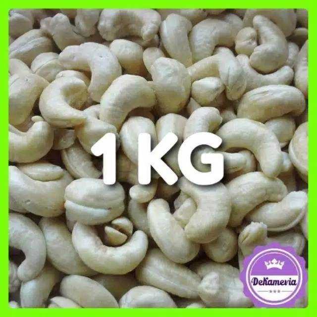 Olivoliv Snack Kacang Mede Mentah 1Kg Kacang Mede Mentah Super Kacang Mete Mentah 1Kg