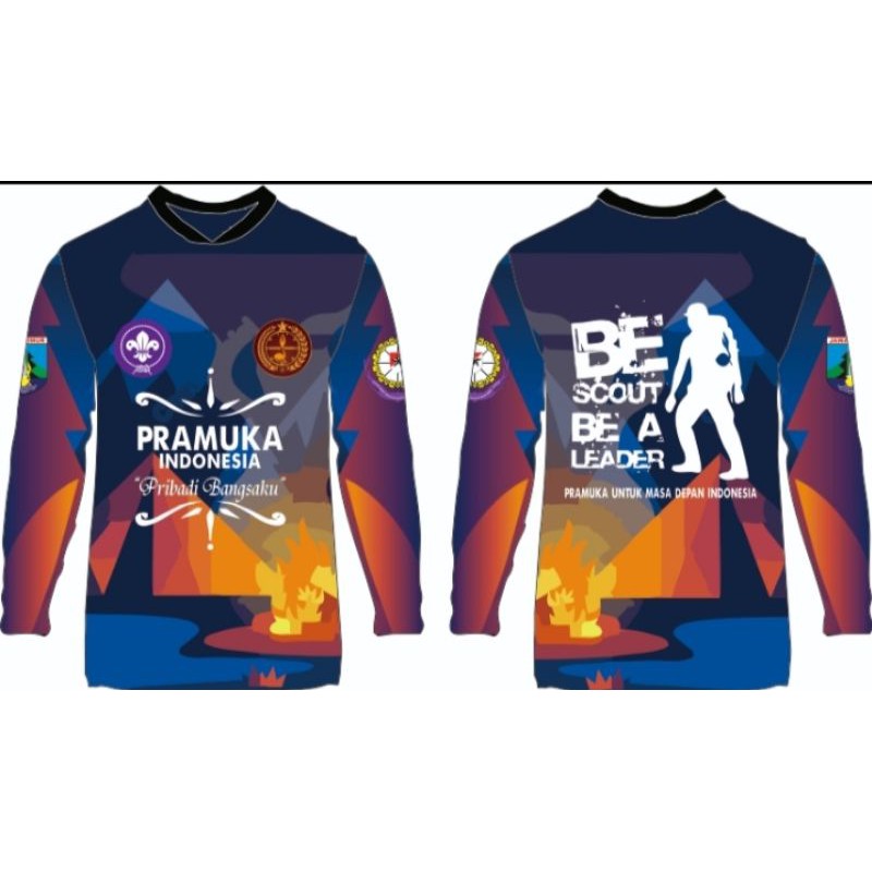 Kaos Keren Jersey Dryfit Pramuka Indonesia