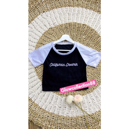 BEFAST - ZGW OOTD Kaos Crop TYA / Crop Top West Cost (LD 88, P 40) / Kaos Crop Lengan Pendek / Tshirt Kekiniaan Remaja Wanita / Trendy / Kaos Crop Keluaran Terbaru / OOTD Ala Wanita Korean Style