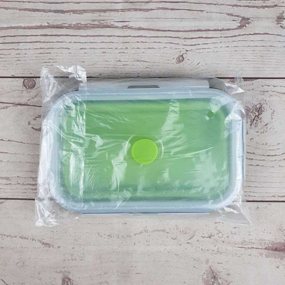 (100% BARANG ORI) Kotak Makan Foldable Healthy Bento Lunch Box 800ml - TN99