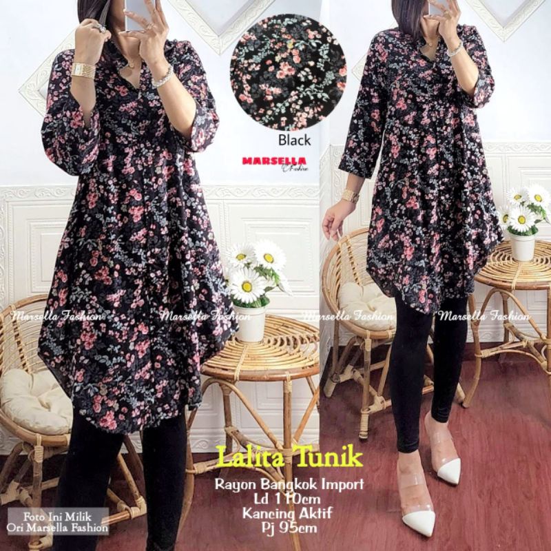 Lalita tunik//tunik rayon//ori marsela
