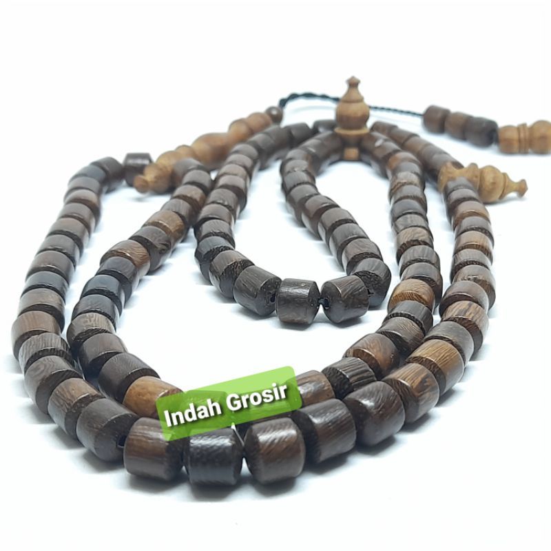 TASBIH KAYU GALIH KELOR 8MM 99 BUTIR MODEL MARJAN