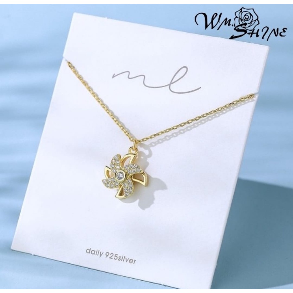 Wm.Shine Windmill Necklace 012 Kalung Wanita Perak S925