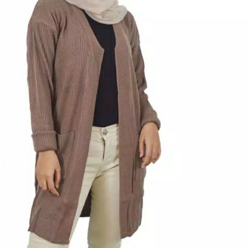 DISCON!!CARDIGAN RAJUT WANITA /LONG CARDIGAn BELLE /CardIgan Oversize /Cardigan Outer wanita /discon-Burgundy