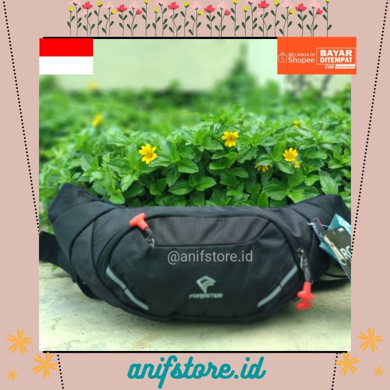 Tas pinggang pria Waist bag pria forester original selendang dada outdoor