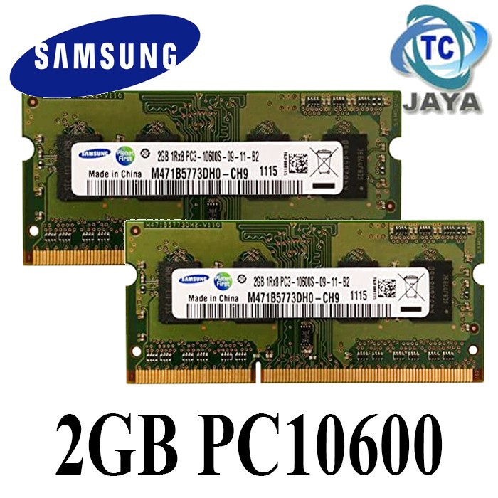 RAM Laptop DDR3 2GB PC3 10600 - Samsung