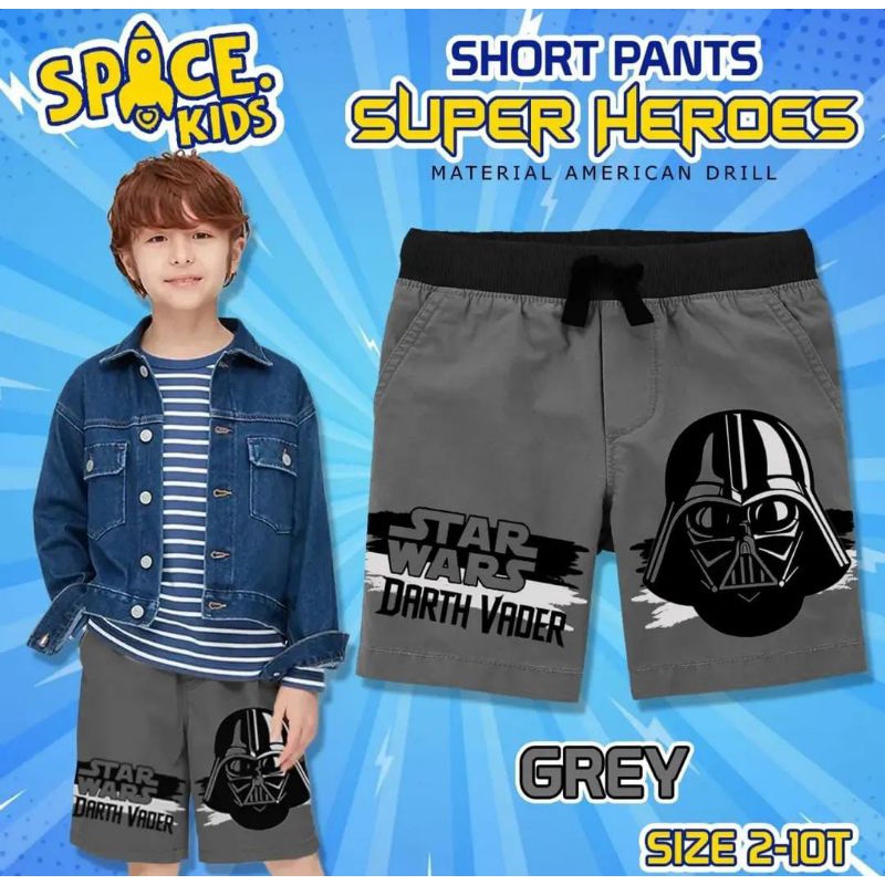 SHORT PANTS SUPER HEROES SPACEKIDS