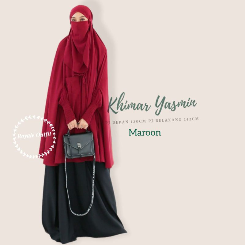 YASMIN KHIMAR|KHIMAR OVERHEAD|FREE CADAR TALI|ORI ROYALE