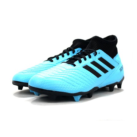 SEPATU BOLA ADIDAS PREDATOR 19.3 FG BRCYAN BLACK SYELLO