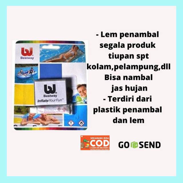 

LEM BESTWAY LEM PENAMBAL KOLAM LEM BESTWAY KOLAM RENANG LEM PELAMPUNG LEM PEREKAT LEM