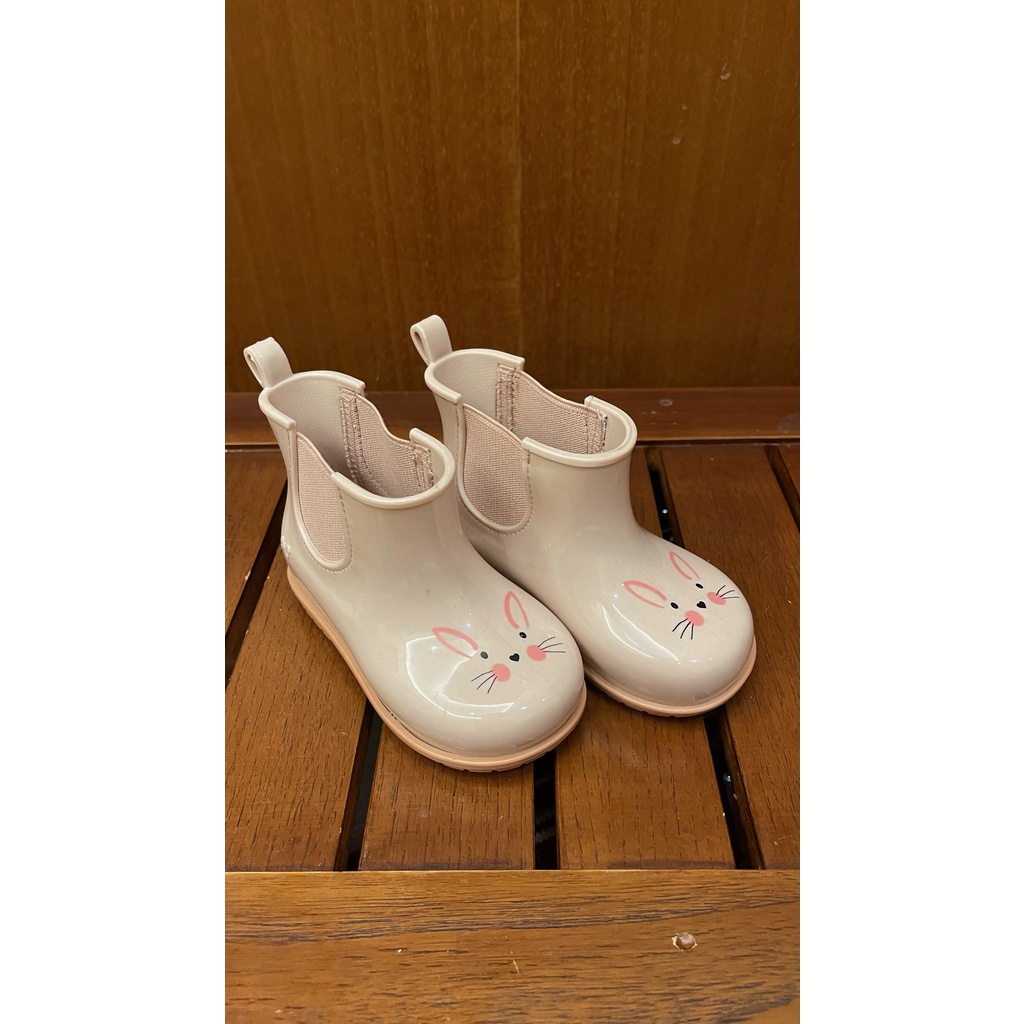 Sepatu hujan rain boots anak perempuan Zaxy Nina pink bunny EUR23/24