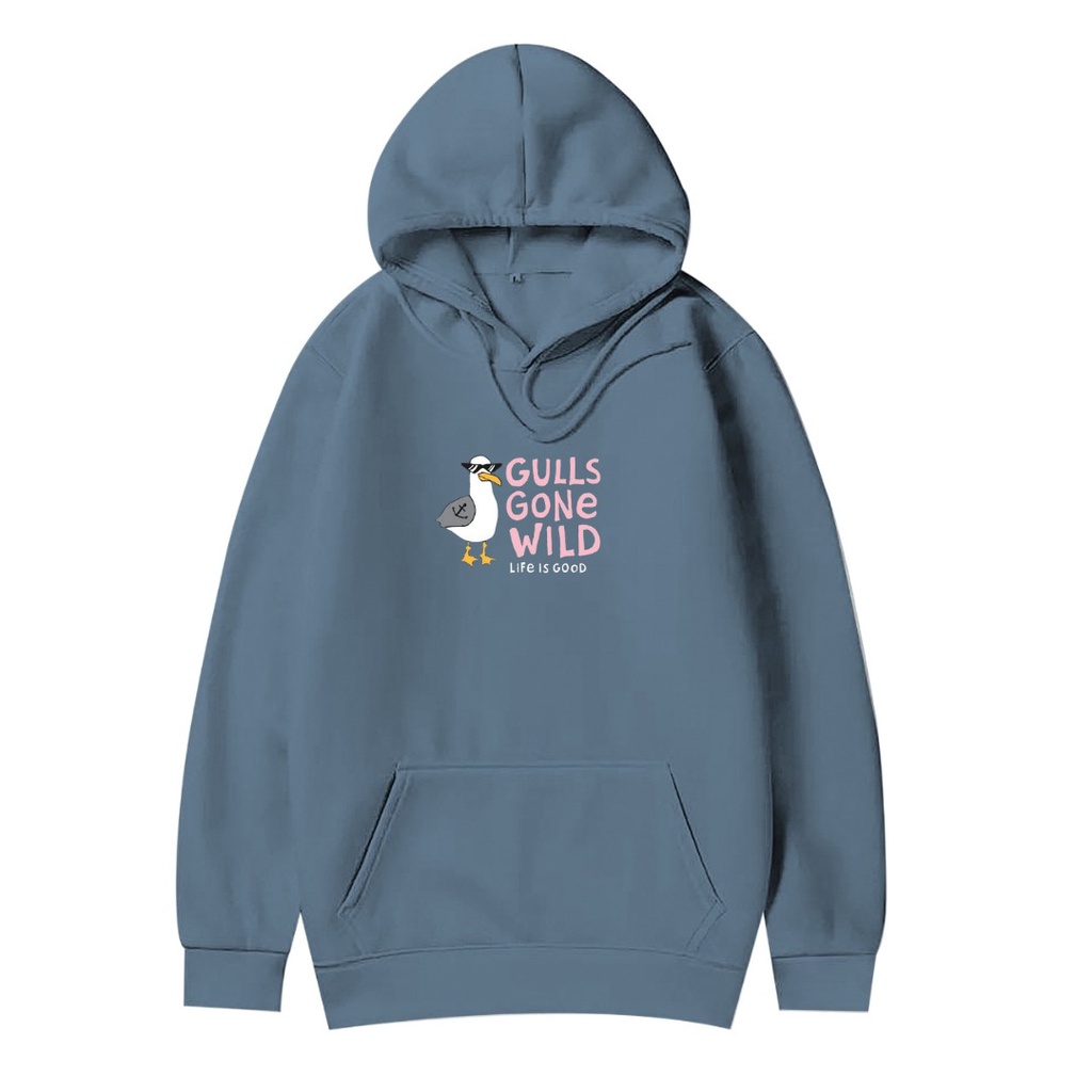 GULLS GONE WILD HOODIE JUMPER PRIA WANITA Size M-XXL