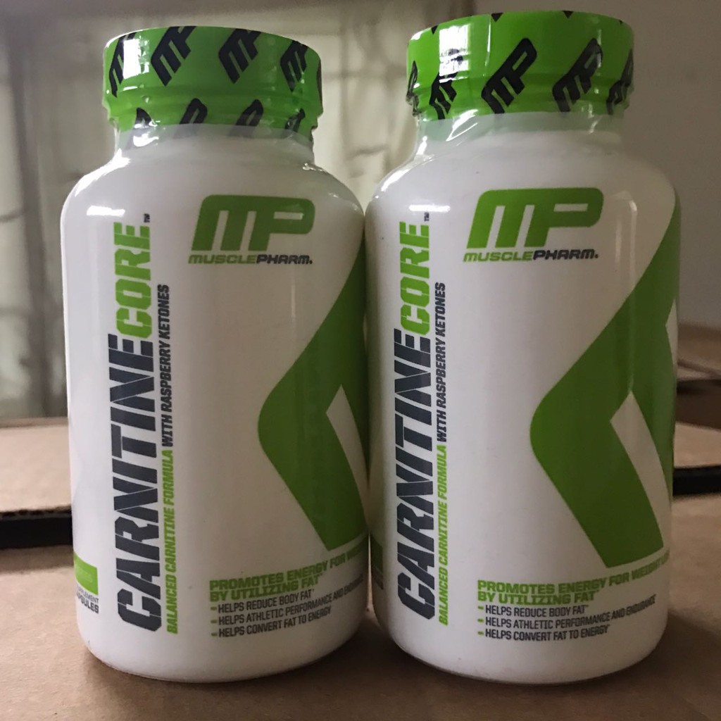 MP CARNITINE MusclePharm L Carnitine Core 60 Capsul FREE 1 Pcs Suplemen