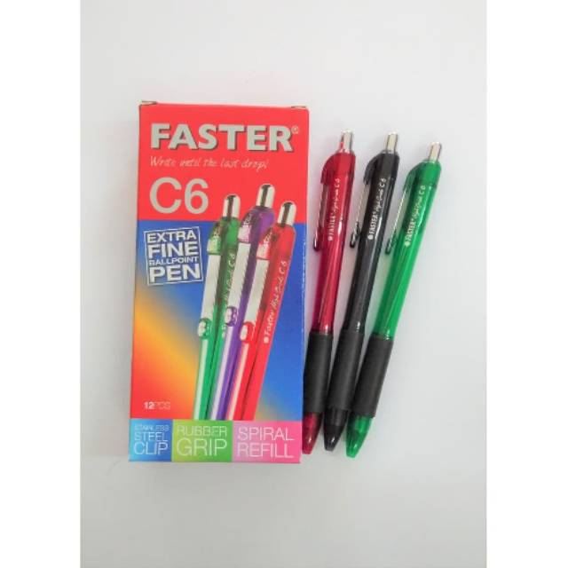 

(1pcs) ballpoin faster C6/cetrek hitam
