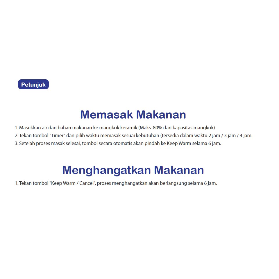 Baby Safe LB07M Slow Cooker 1.2L Alat Memasak Menghangatkan Makanan