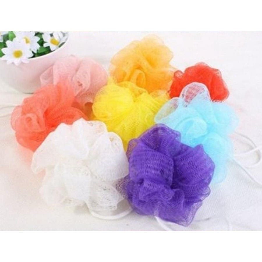 FAS Spon Mandi 15 gr Colorfull Bath Spons Puff