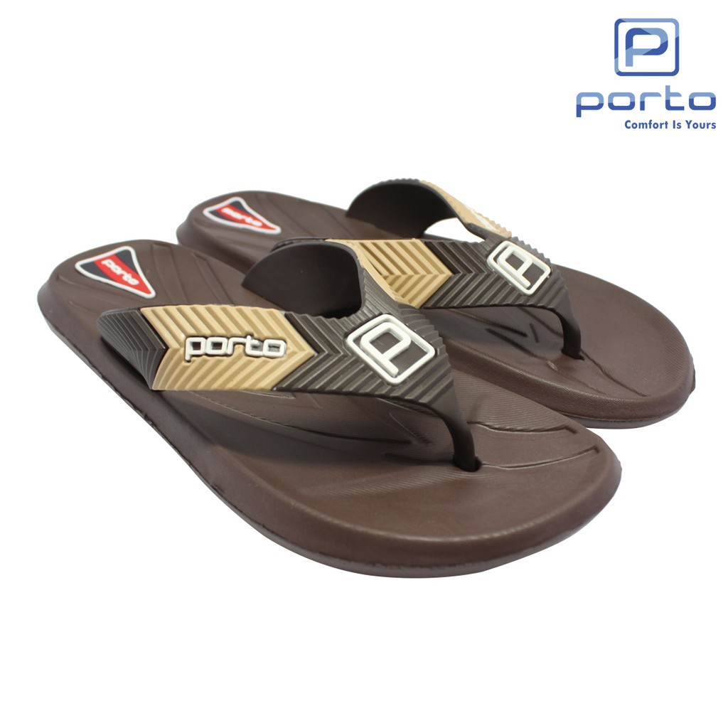 Porto Sandal  Jepit  Pria  Sendal pria  Sandal  Pantai Casual 