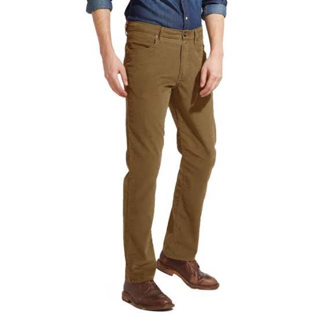 Celana Wrangler Texas Corduroy Khaki Original