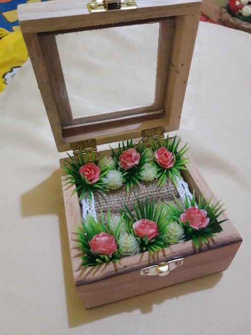Bc2 Bantalan Cincin Ring Barier Bahan Mahar Ring Box Kerajinan Tempat Cincin