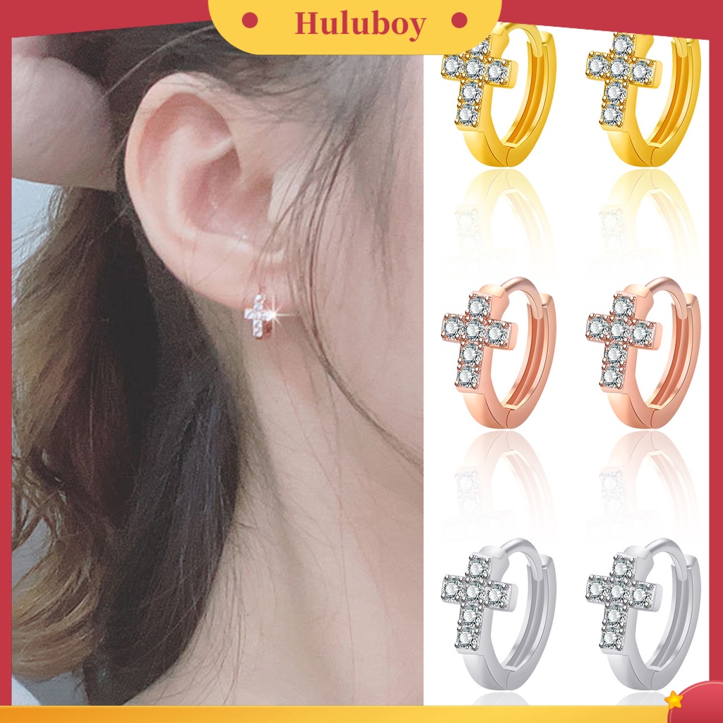 Hu Hu Hu Hu Hu Alat Bantu Pasang Kacamata♡ 1 Pasang Anting Stud Portable Untuk Wanita