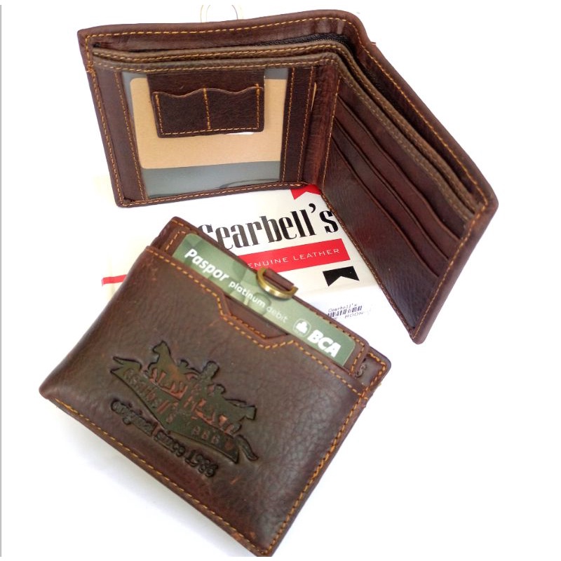 dompet pria kulit asli import cearbells premium quality