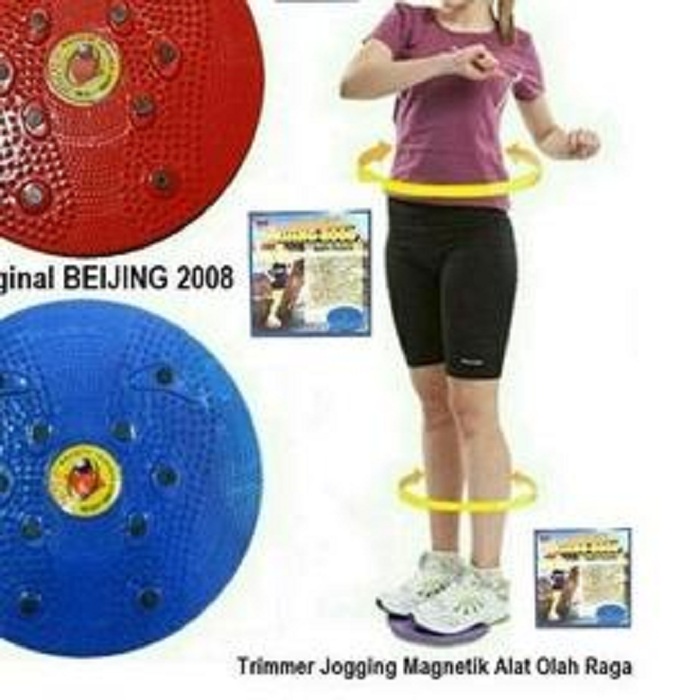 Jogging Magnetic Trimmer Body Plate Waist Twisting Olahraga Putar Tubuh alat pelangsing badan pembakar lemak